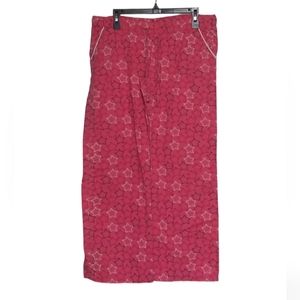 OLD NAVY star pink pajama bottoms size medium